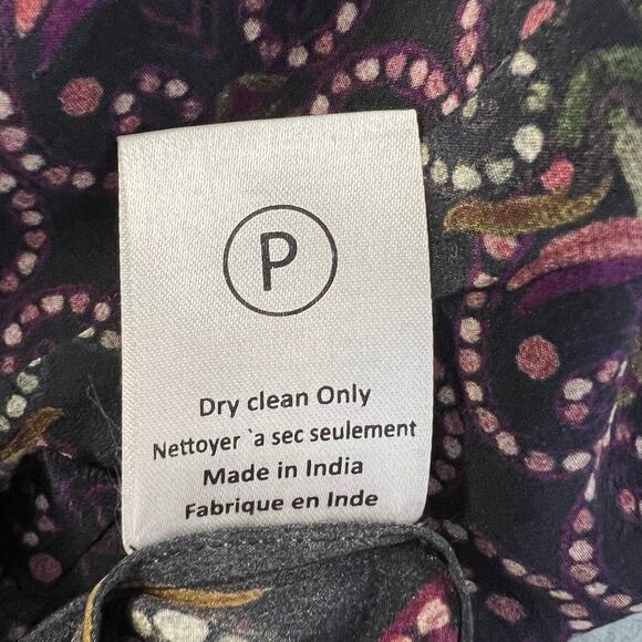 Hemant & Nandita Embroidered 100% Silk Jumpsuit Open Side & Back S Indie Boho - Picture 14 of 14